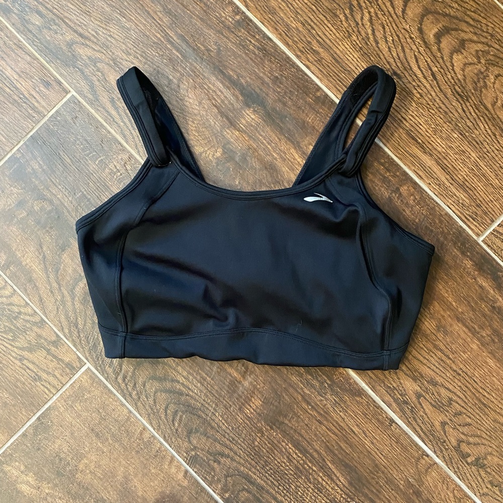 Brooks Fiona Sports Bra, Size 38 DD, Black